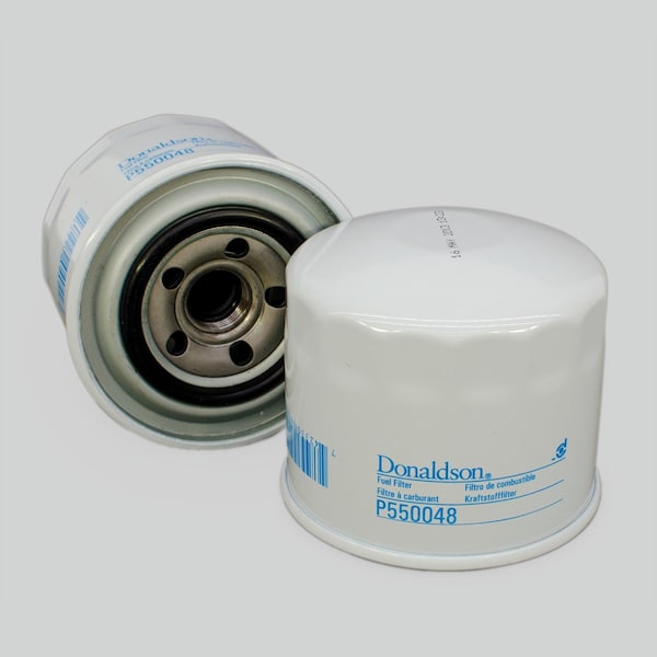 Donaldson Fuel Filter, Spin-On, Primary, Outer Dia 3.74 In. 95Mm 30 Micron P550048 - main